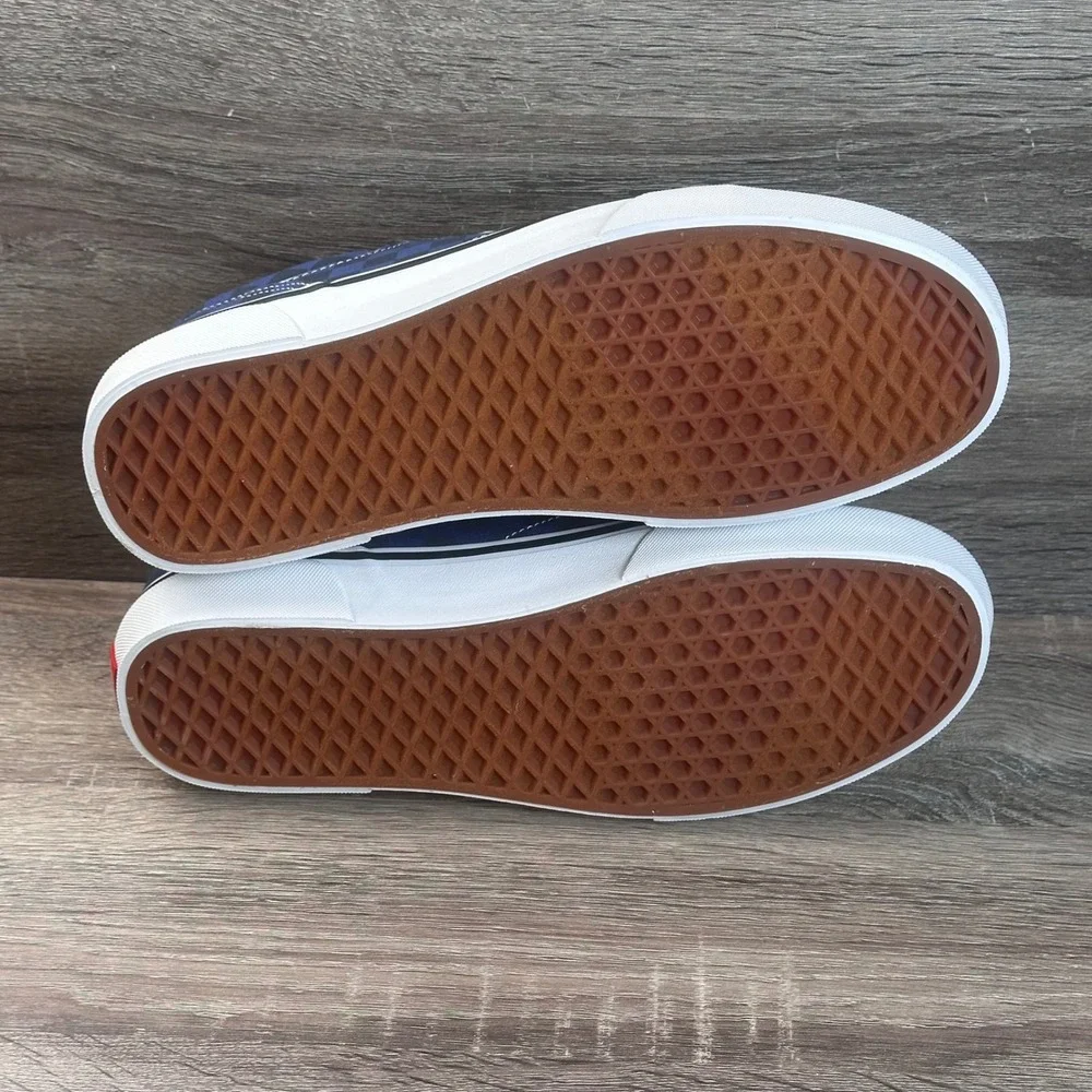 Vans Seldan Sneakers Mens 11.5 Tonal Check Dress Blues Checkerboard Street NEW